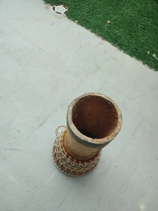 Djembe Africano Artesanal de 55 de alto x 27 ancho