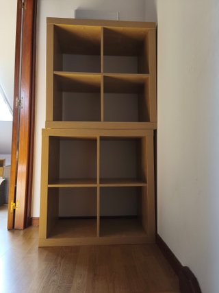 Pareja Estanterías Ikea Beige/Marrón