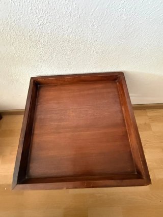 2 Mesitas Auxiliares Madera Marrón