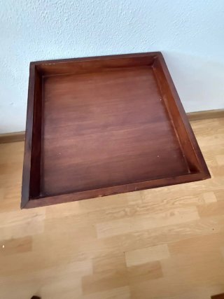 2 Mesitas Auxiliares Madera Marrón