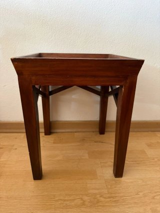 2 Mesitas Auxiliares Madera Marrón