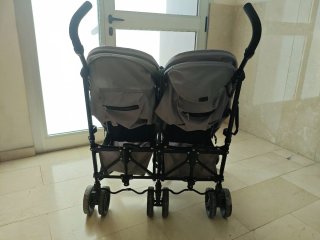 Silla gemelar paraguas
