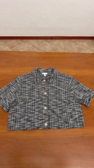 Camicetta H&M Tweed Corta Donna