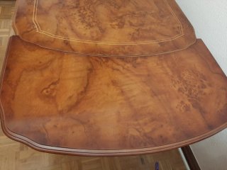 Mesa extensible de madera maciza (165-240cm)