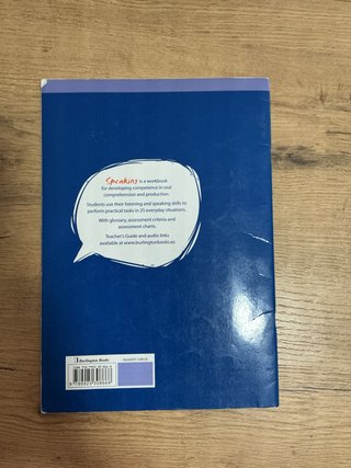 Libro de speaking de inglés.