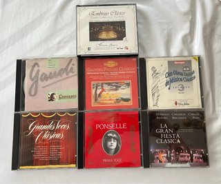 Lote discos de música: Clásica y Ópera