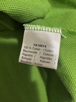 Polo Lacoste Verde Slim Fit Talla L