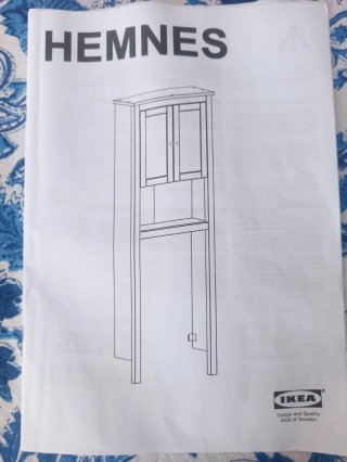Mueble de baño IKEA HEMNES madera
