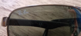 Gafas de sol Ray-Ban Aviator Plata/Negro