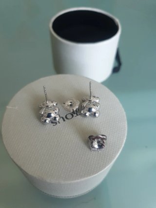 Pendientes Oso Bubble Tous color Plata