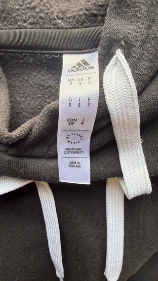 Sudadera Adidas Negra con Capucha