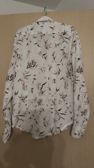 Camicia uomo fantasia floreale taglia M