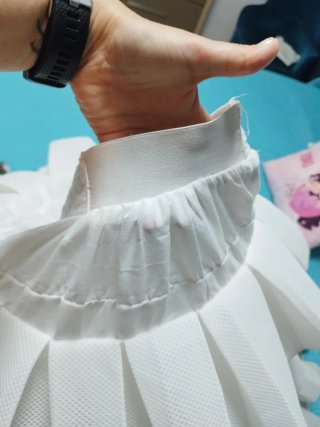 Cancán fallera blanco