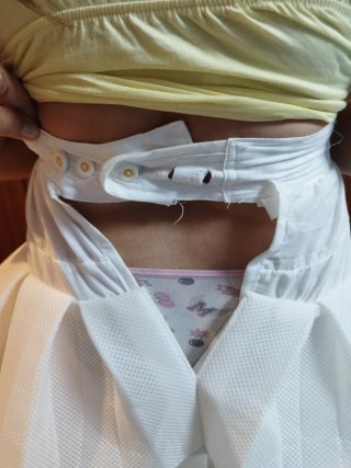 Cancán fallera blanco