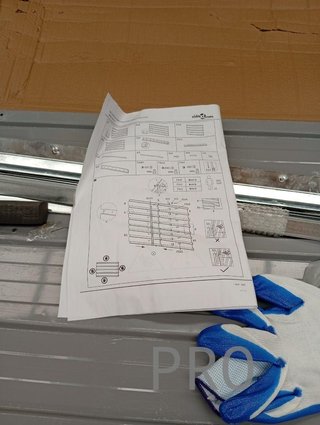 Lote 2*Arriate acero galvanizado - 160x80x77