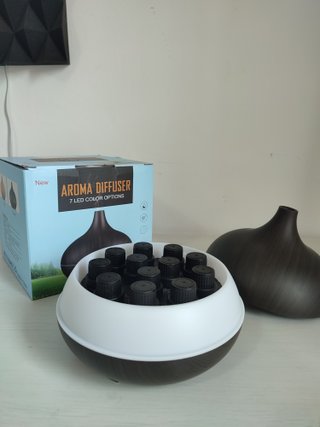 Humidificador HANOLLY 550ml + 12 aceites