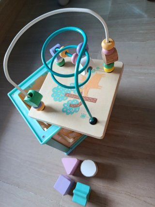 Cubo de actividades juguete Montessori bebe