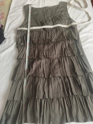 Vestido Midi Charlestón Verde Oliva