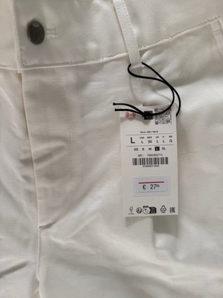 Bermuda cargo blanca