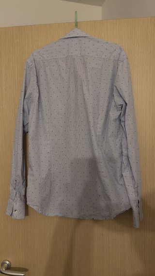 Camicia Eton Uomo Taglia M Fantasia Blu