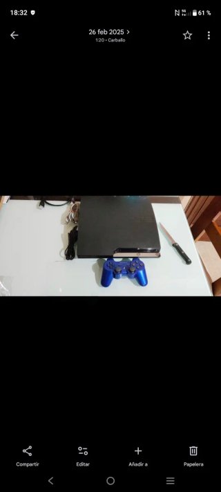 Consola Sony PS3 Negra.