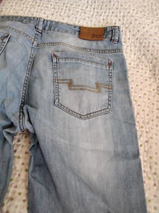 Pantalón corto vaquero azul Talla L