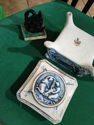 Joyero Cerámica Capodimonte y Figuras