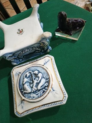 Joyero Cerámica Capodimonte y Figuras