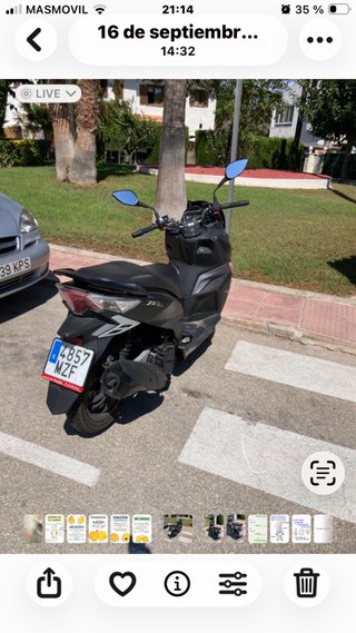 SYM Jet 14 125cc Scooter Negra