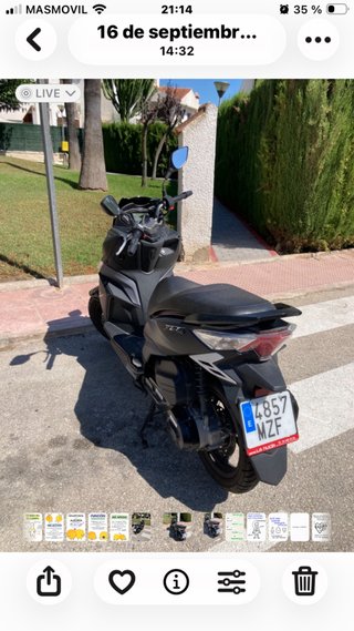 SYM Jet 14 125cc Scooter Negra