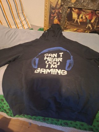 Sudadera Negra XL Gaming
