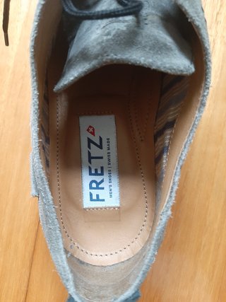 Zapatos Fretz Hombre Grises Ante nº 41