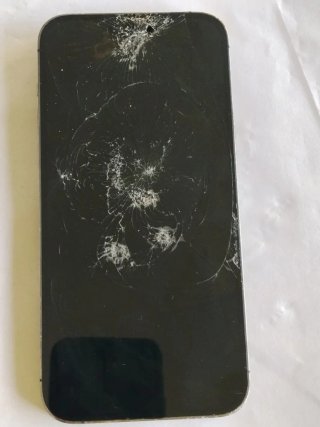 iPhone 14 Pro Max Gris/Morado para piezas