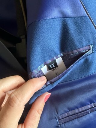 Traje de americana y pantalón azul