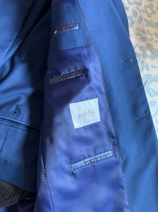 Traje de americana y pantalón azul
