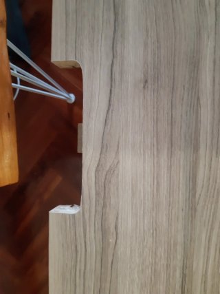 Mueble TV Ikea Madera y Blanco