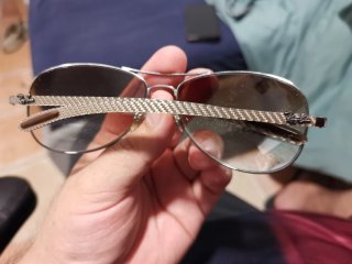 Gafas de Sol Ray-Ban Aviador Plata Marrón