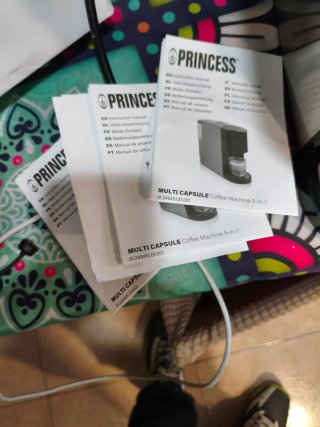 Cafetera Princess 5 en 1 Multicápsulas