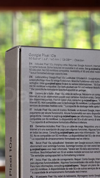 Movil Google Pixel 10A 128GB COMO NUEVO