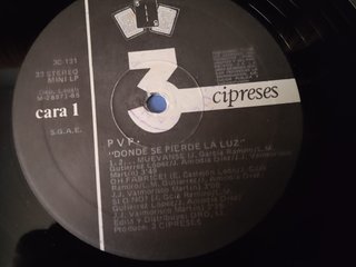 Vinilo P.V.P. - Donde Se Pierde La Luz