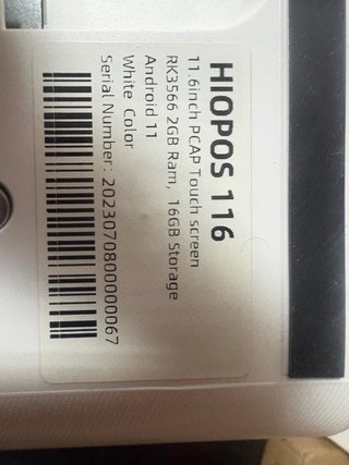 TPV Touch HIOPOS 116 Android 11