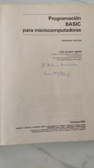 Programación BASIC para microcomputadoras. 2 Ed.