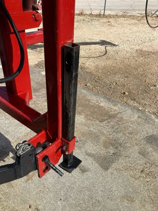 Pluma hidráulica para tractor