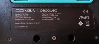 Robot Aspirador Cecotec Conga Negro 3490 elite