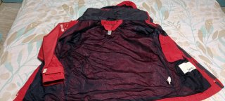Chaqueta náutica roja