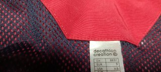 Chaqueta náutica roja