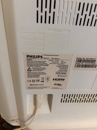 Televisor Philips Blanco de 32”