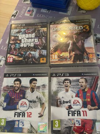 PS4 Red Dead Redemption 2, FIFA 14, Uncharted 4