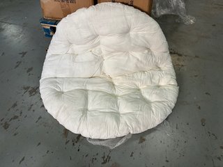 Sillón Papasan Beige Bambú