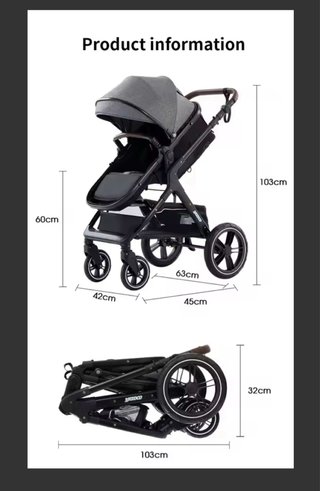 Cuna colecho madera y carrito evolutivo